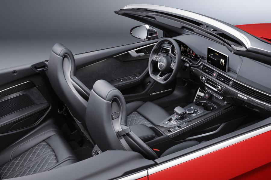Интерьер Audi S5 Cabriolet 2017 года  (WW) (фото 44 из 53)